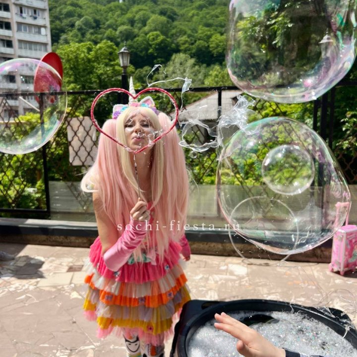Шоу мыльных пузырей в Сыктывкаре