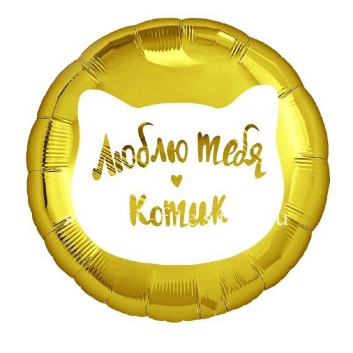 Фольгированный шар "Люблю тебя, Котик" в Сыктывкаре
