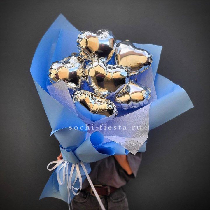 Букет из шаров сердец  №2 в Сыктывкаре