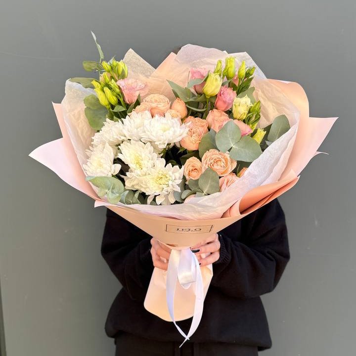 Букет "Персиковая нежность" в Сыктывкаре