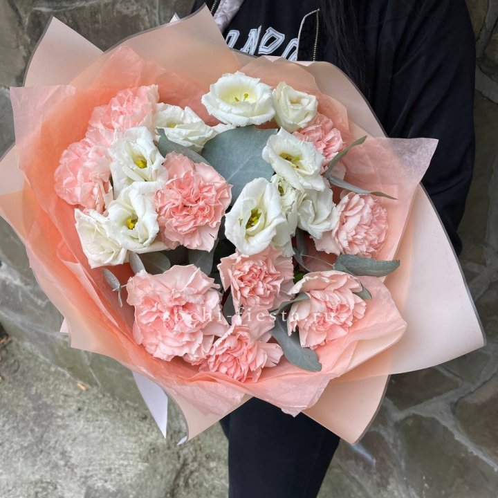  Букет диантусов "Пич" в Сыктывкаре