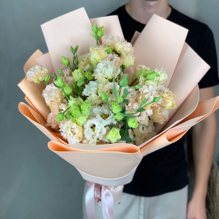 Букет эустом "Крем" в Сыктывкаре