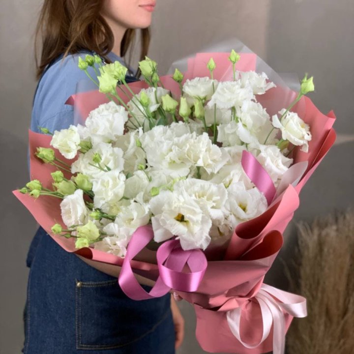 Букет эустом "Пудра" в Сыктывкаре