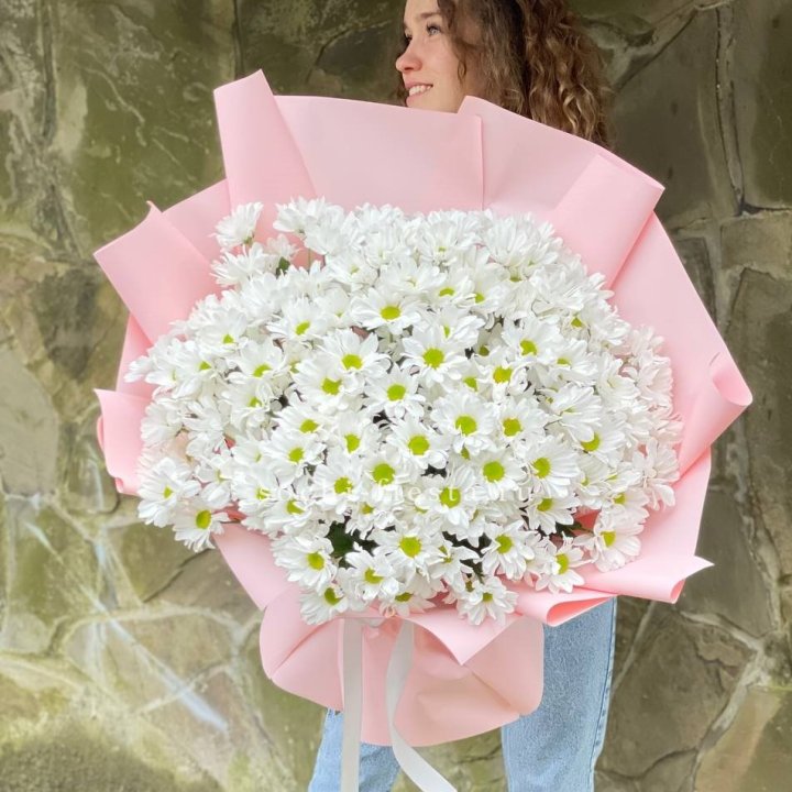  Букет хризантем "Крем" в Сыктывкаре