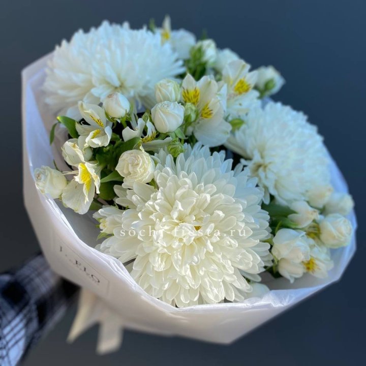 Букет из хризантем "Миранда" в Сыктывкаре