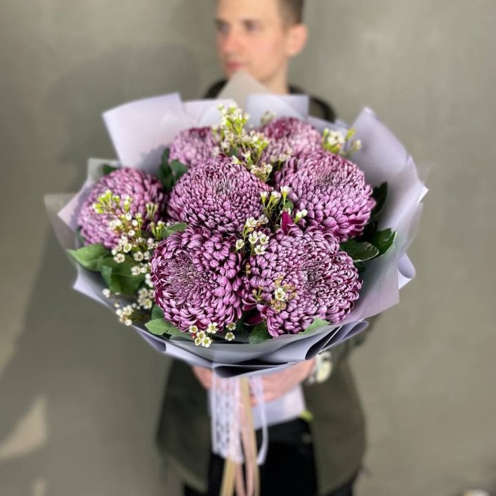 Букет хризантем "Палермо" в Сыктывкаре