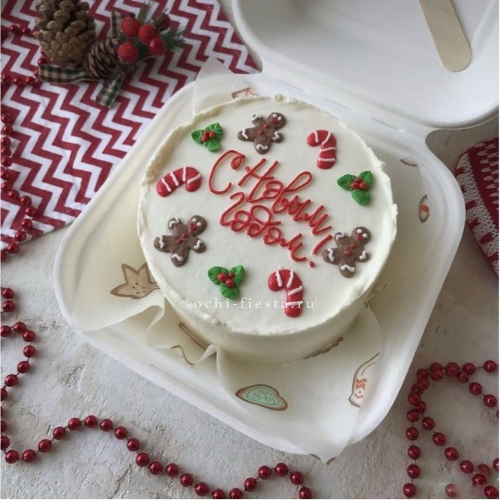 Бенто-торт "С Новым Годом!" в Сыктывкаре