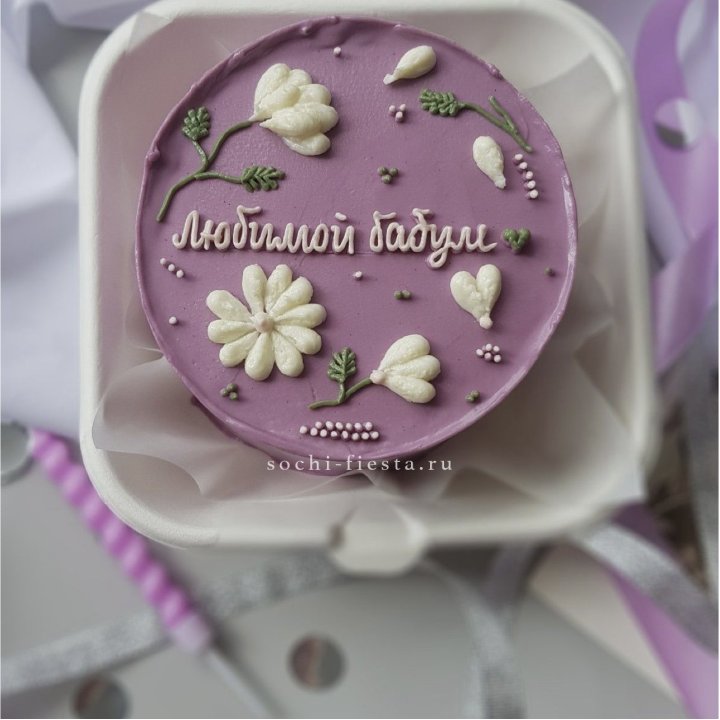 Бенто-торт "Любимой бабуле" в Сыктывкаре