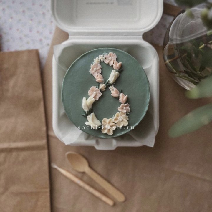 Бенто-торт "8 марта" green  в Сыктывкаре