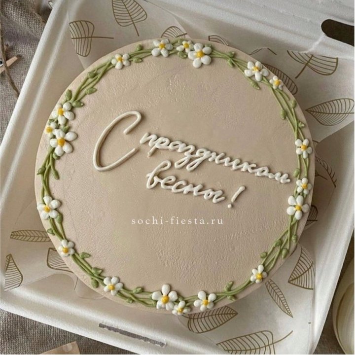 Бенто-торт "C праздником весны!"  в Сыктывкаре