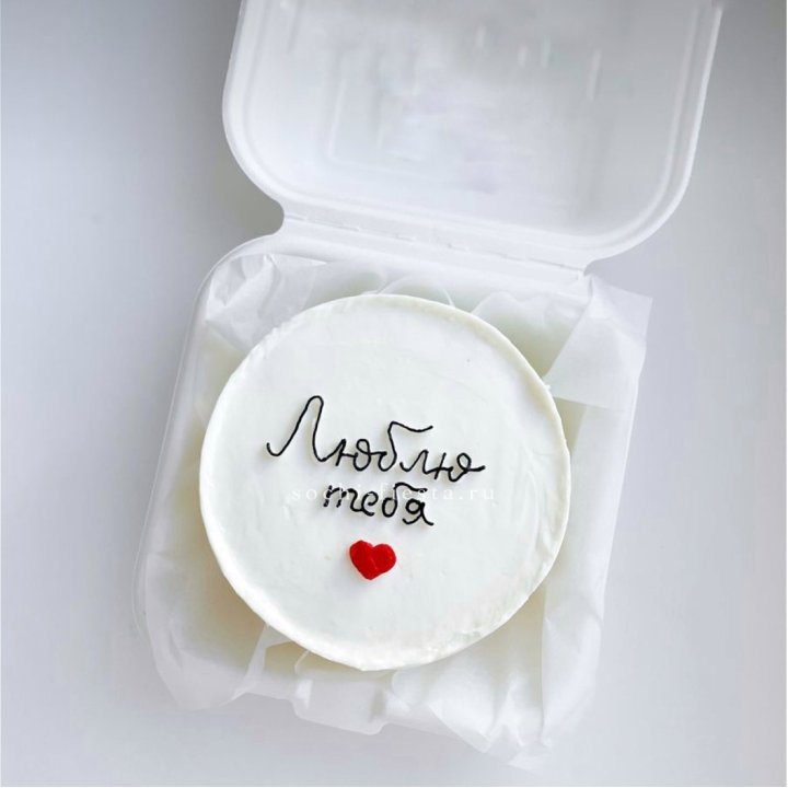 Бенто-торт "Люблю Тебя"  в Сыктывкаре