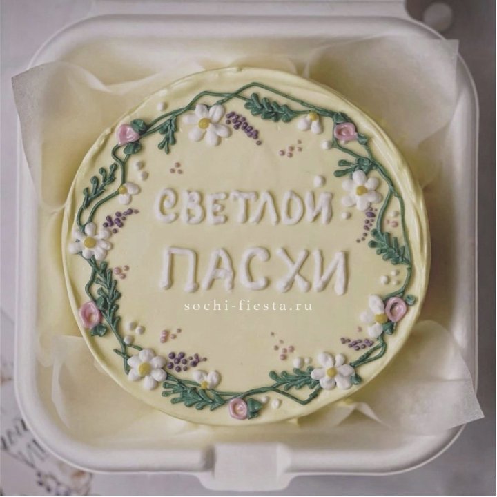 Бенто-торт "Светлой Пасхи" 2 в Сыктывкаре