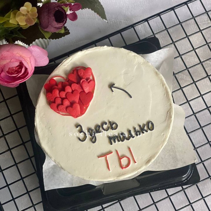 Бенто-торт "В моем сердце только ты"  в Сыктывкаре