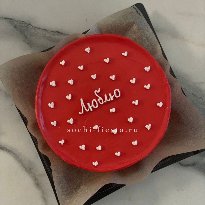 Бенто-торт "Люблю" в Сыктывкаре