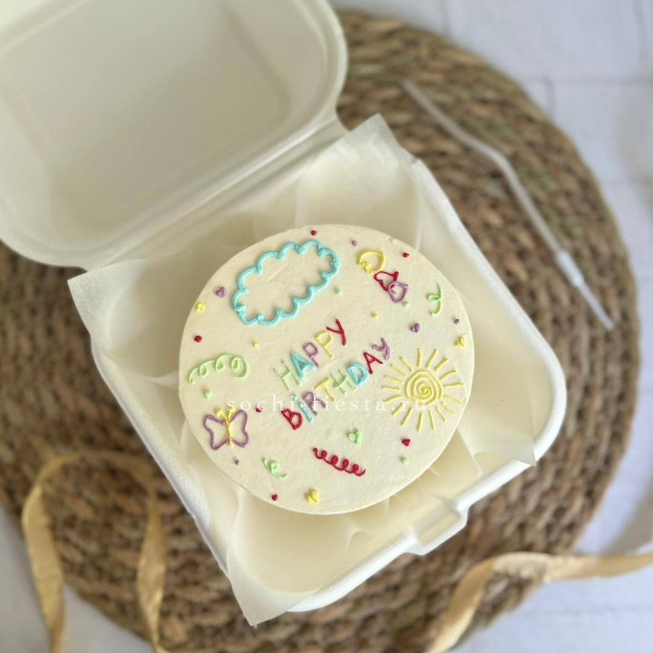 Бенто-торт "С днем рождения!"  в Сыктывкаре