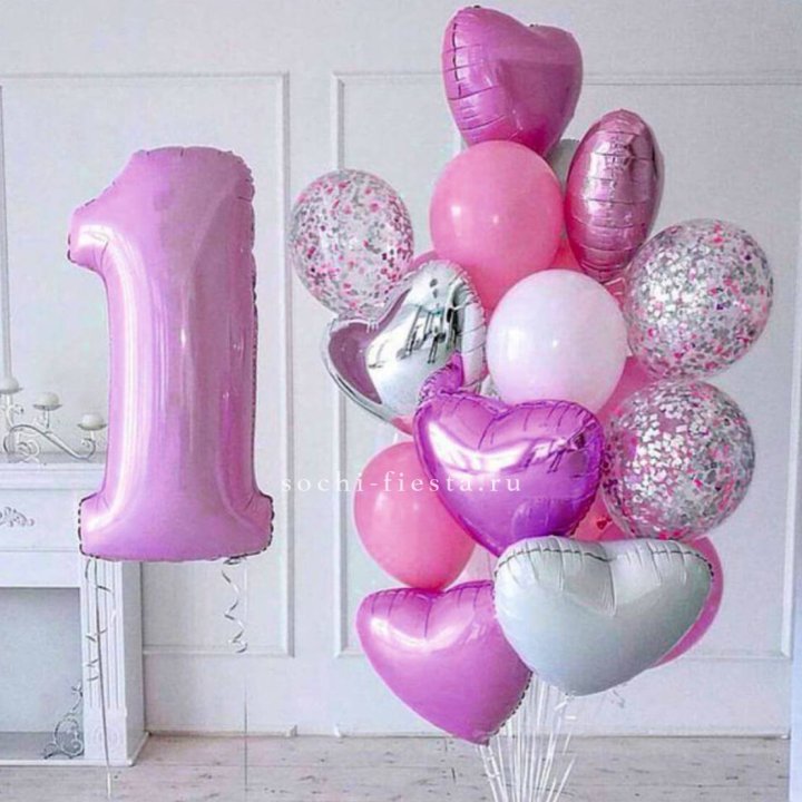 Набор шаров "С днем рождения" в Сыктывкаре