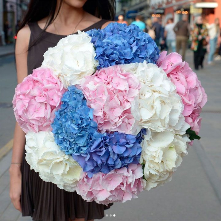 Букет гортензий "Инь-Янь" в Сыктывкаре