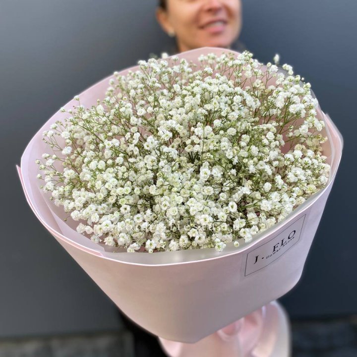 11 белых гипсофил в фоамиране в Сыктывкаре