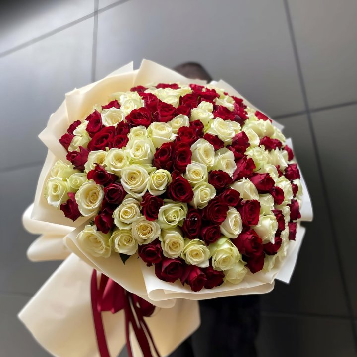 101 высокая импортная роза  в Сыктывкаре