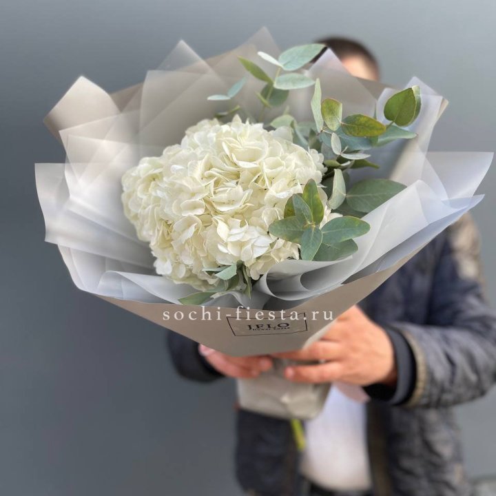  Букет  из белой гортензии в Сыктывкаре