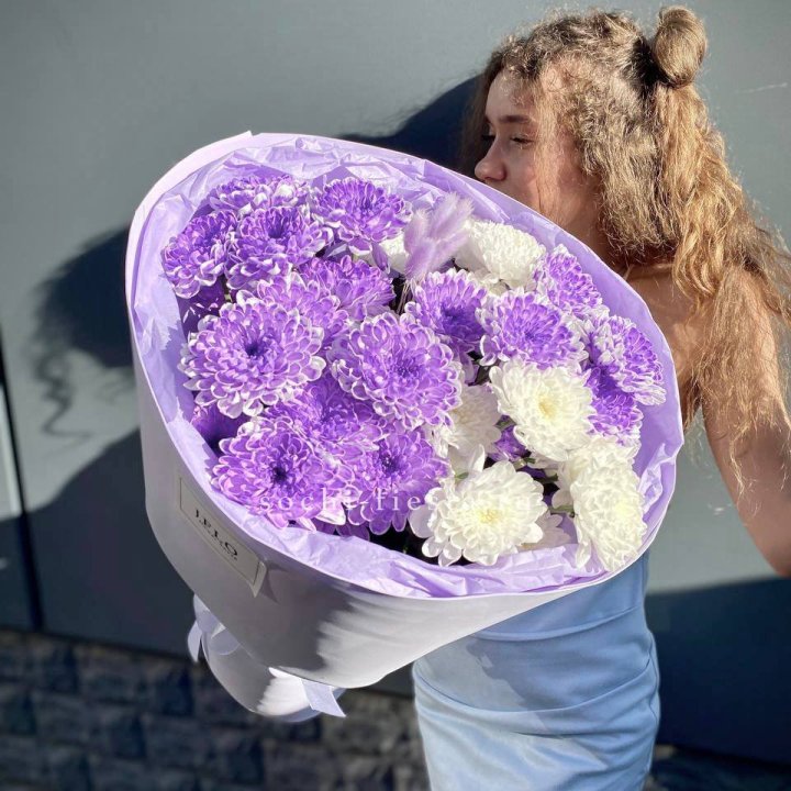  Букет хризантем "Сирена" в Сыктывкаре