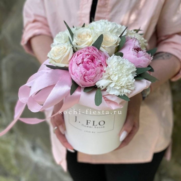 Цветочный бокс мини №2 в Сыктывкаре