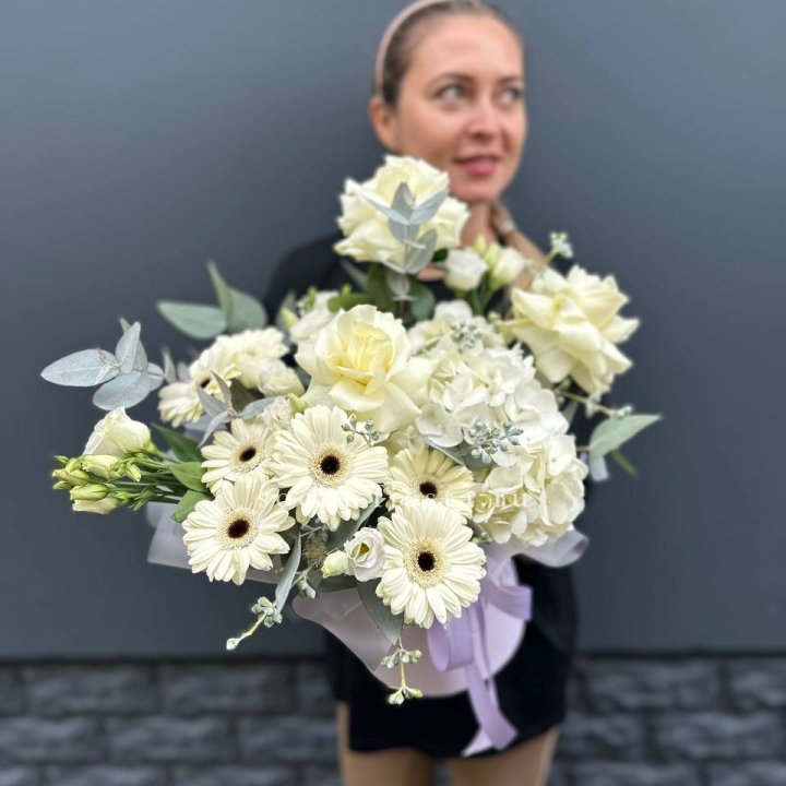 Цветочный бокс "Лавандовый сон" в Сыктывкаре