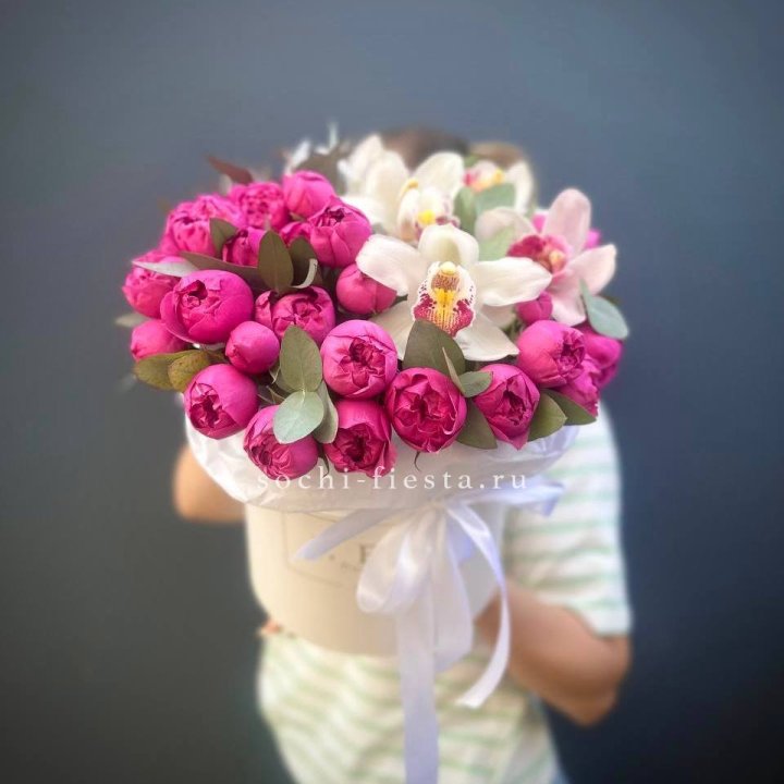 Бокс дуо мисти и орхидеи в Сыктывкаре