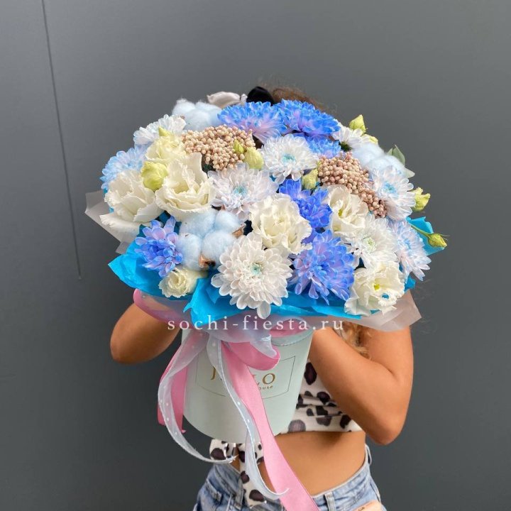 Коробка цветов  " Облако" в Сыктывкаре