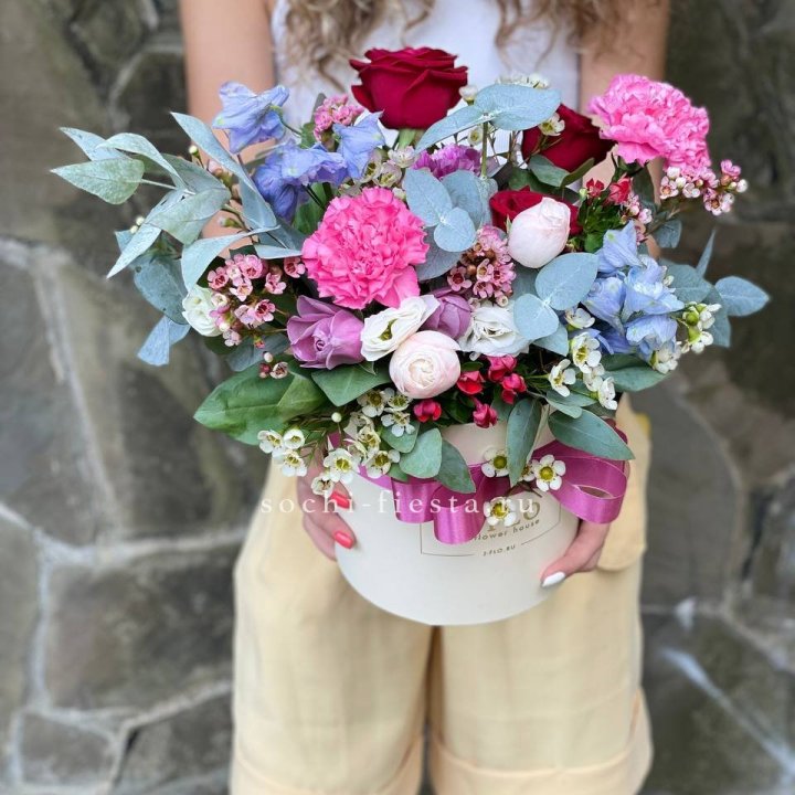 Цветочный бокс №4 в Сыктывкаре