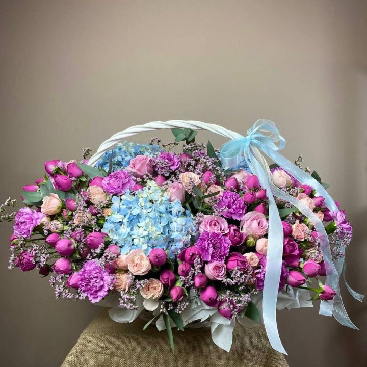 Авторская корзина "Лавандерия" в Сыктывкаре