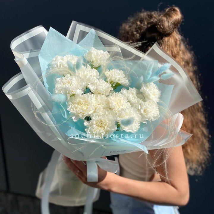 Воздушный букет из диантусов  в Сыктывкаре