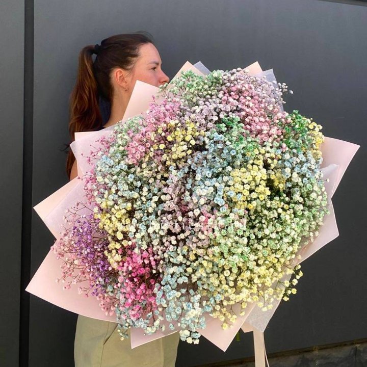 Пышный букет из гипсофил  в Сыктывкаре