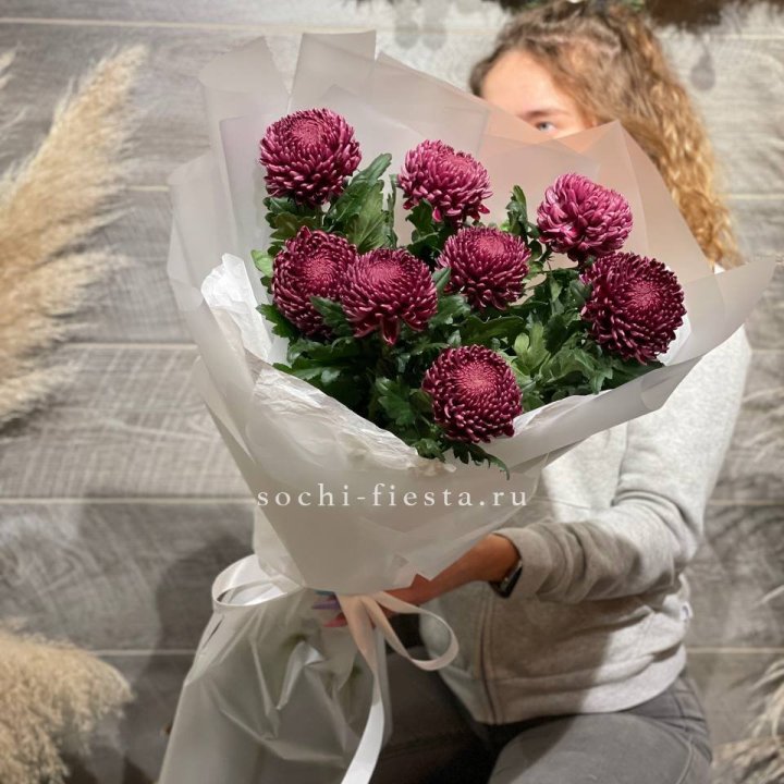 Хризантемы Бигуди в Сыктывкаре