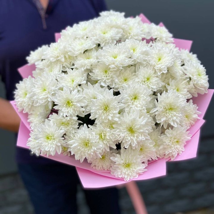  Букет 15 хризантем  в Сыктывкаре