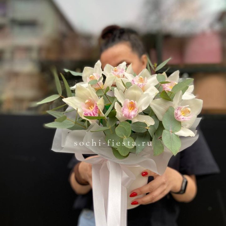 Бокс с орхидеями в Сыктывкаре