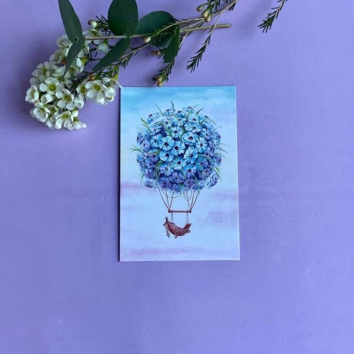 Открытка к букету "Флоростат" в Сыктывкаре