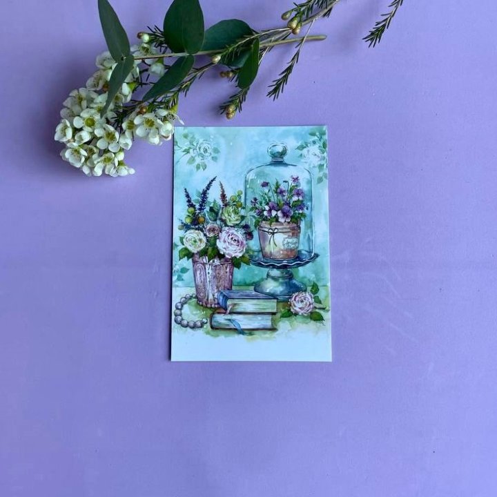 Открытка к букету "Книги" в Сыктывкаре