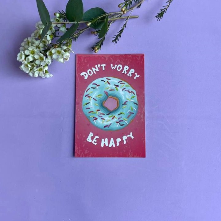 Открытка к букету "Не волнуйся..." в Сыктывкаре