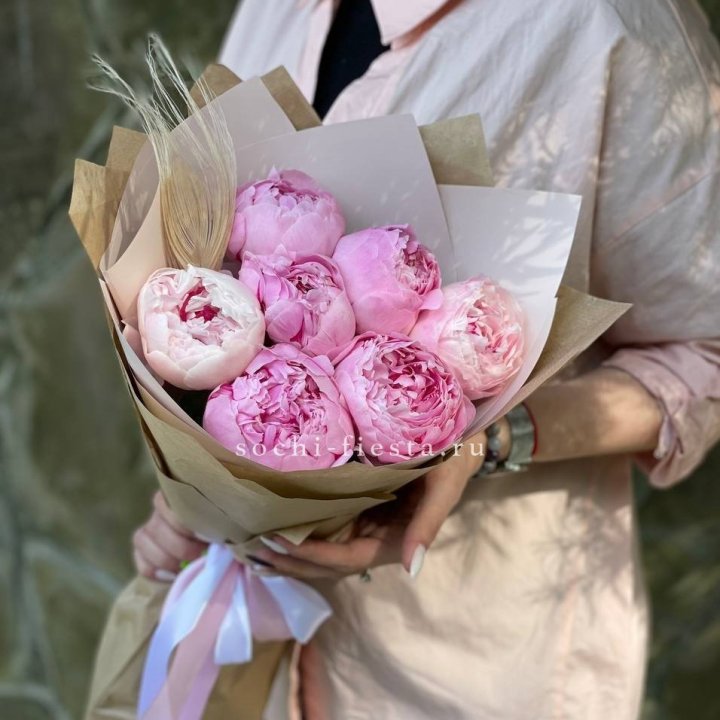 Букет пионов "Венди" в Сыктывкаре