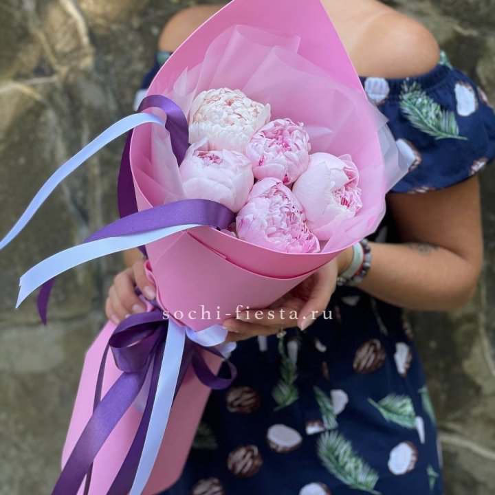 Букет пионов "НАЙ" в Сыктывкаре