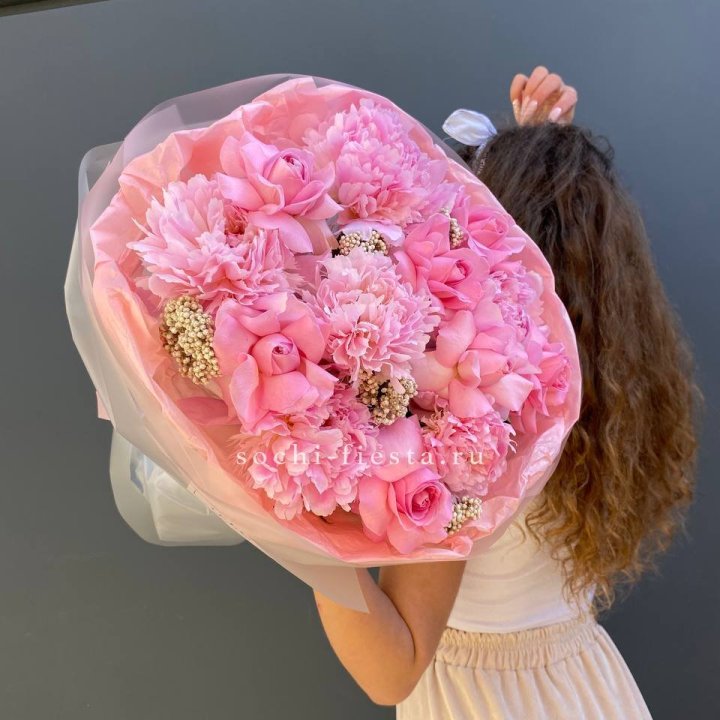  Букет с пионами "Пинки" в Сыктывкаре