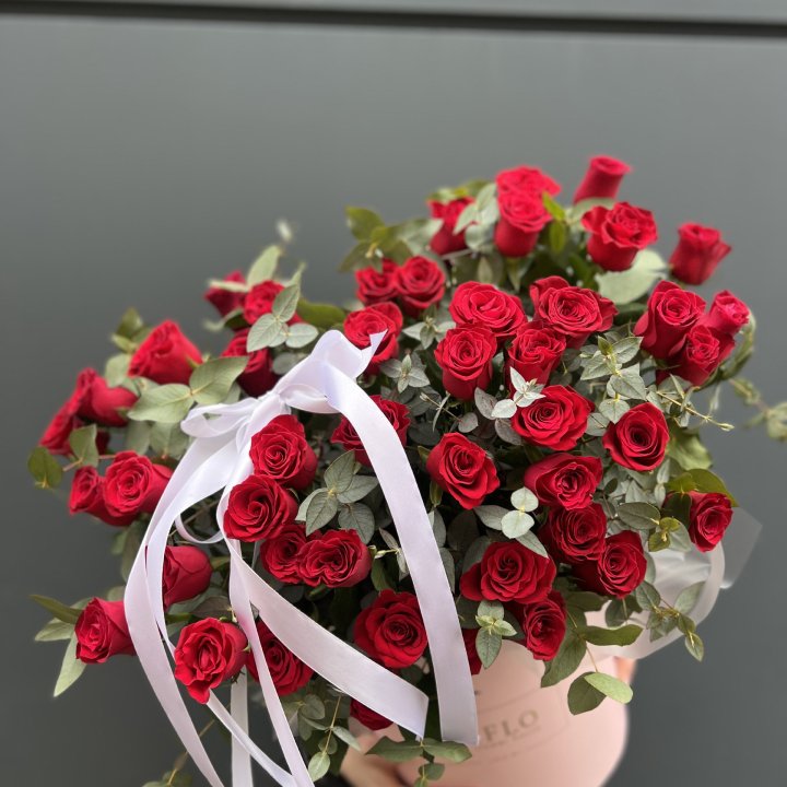 45 Красных роз в боксе "Сеньёрита" в Сыктывкаре