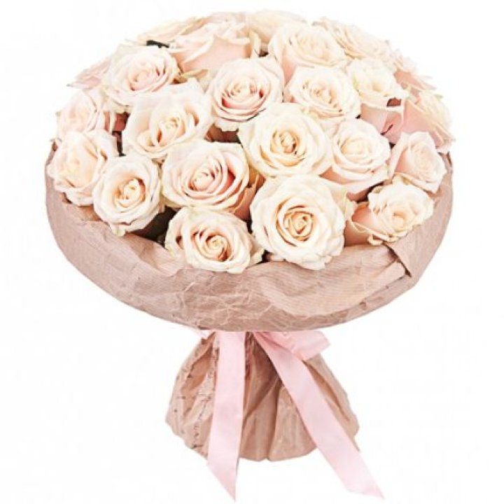 25 кремовых роз "Craft" в Сыктывкаре