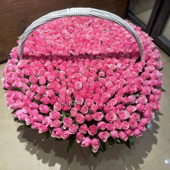 501 розовая роза в Сыктывкаре