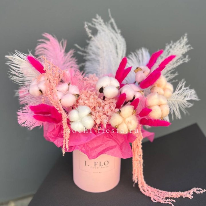 Авторский бокс с сухоцветами №1 в Сыктывкаре