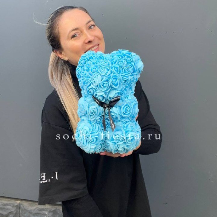 Игрушка медведь голубая в Сыктывкаре