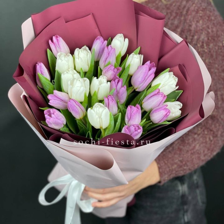 25 тюльпанов микс в Сыктывкаре