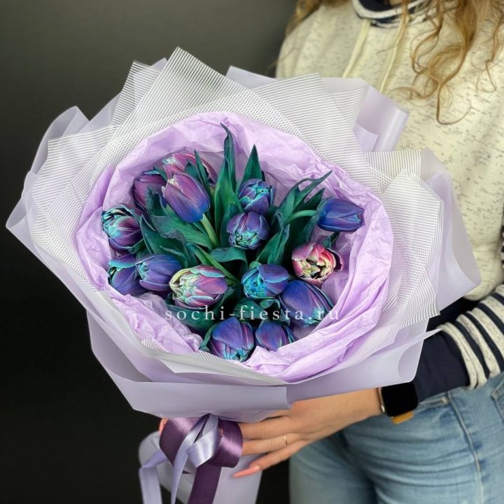 Букет тюльпанов "Пандора" в Сыктывкаре
