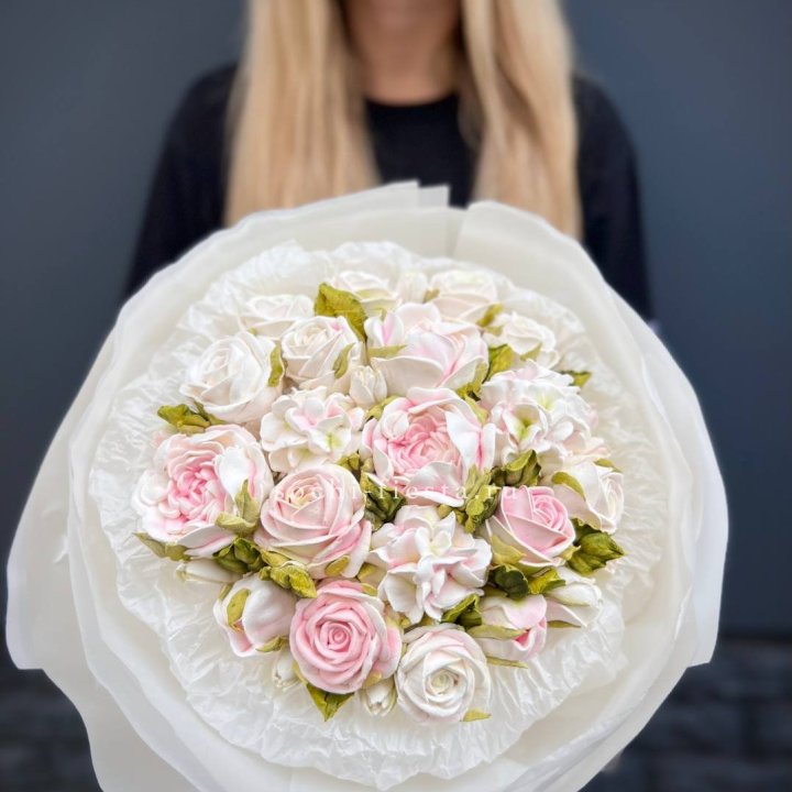 Сладкий букет из ЗЕФИРА нежный в Сыктывкаре